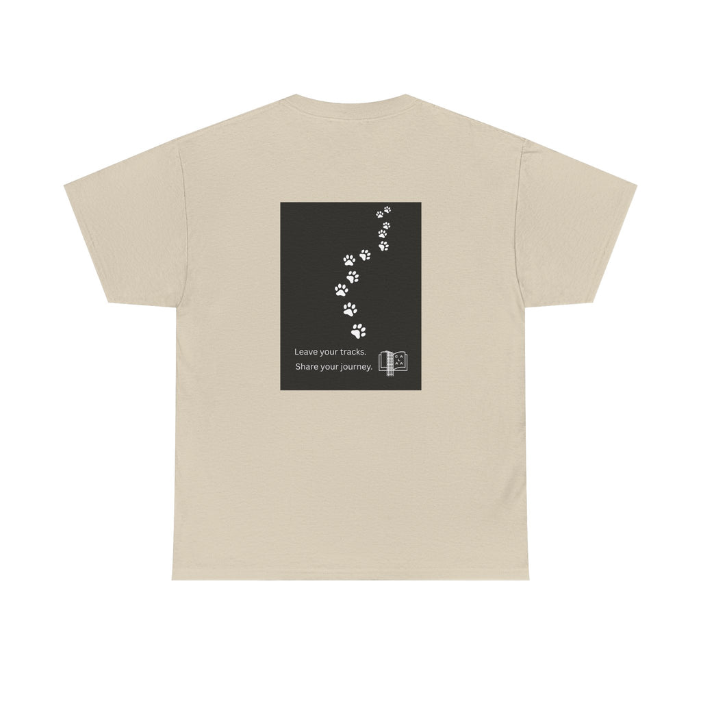 Leave Your Tracks Chest Logo Tee