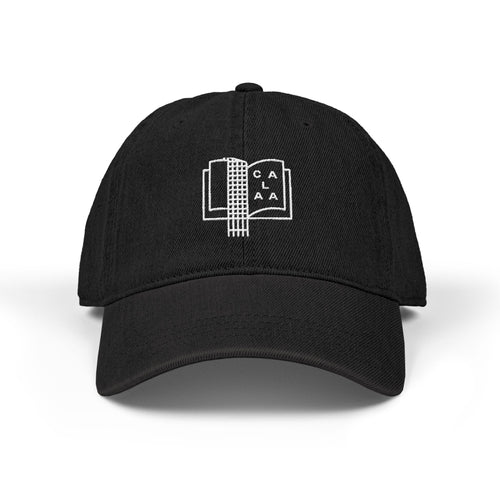 Embroidered Open Book Denim Hat
