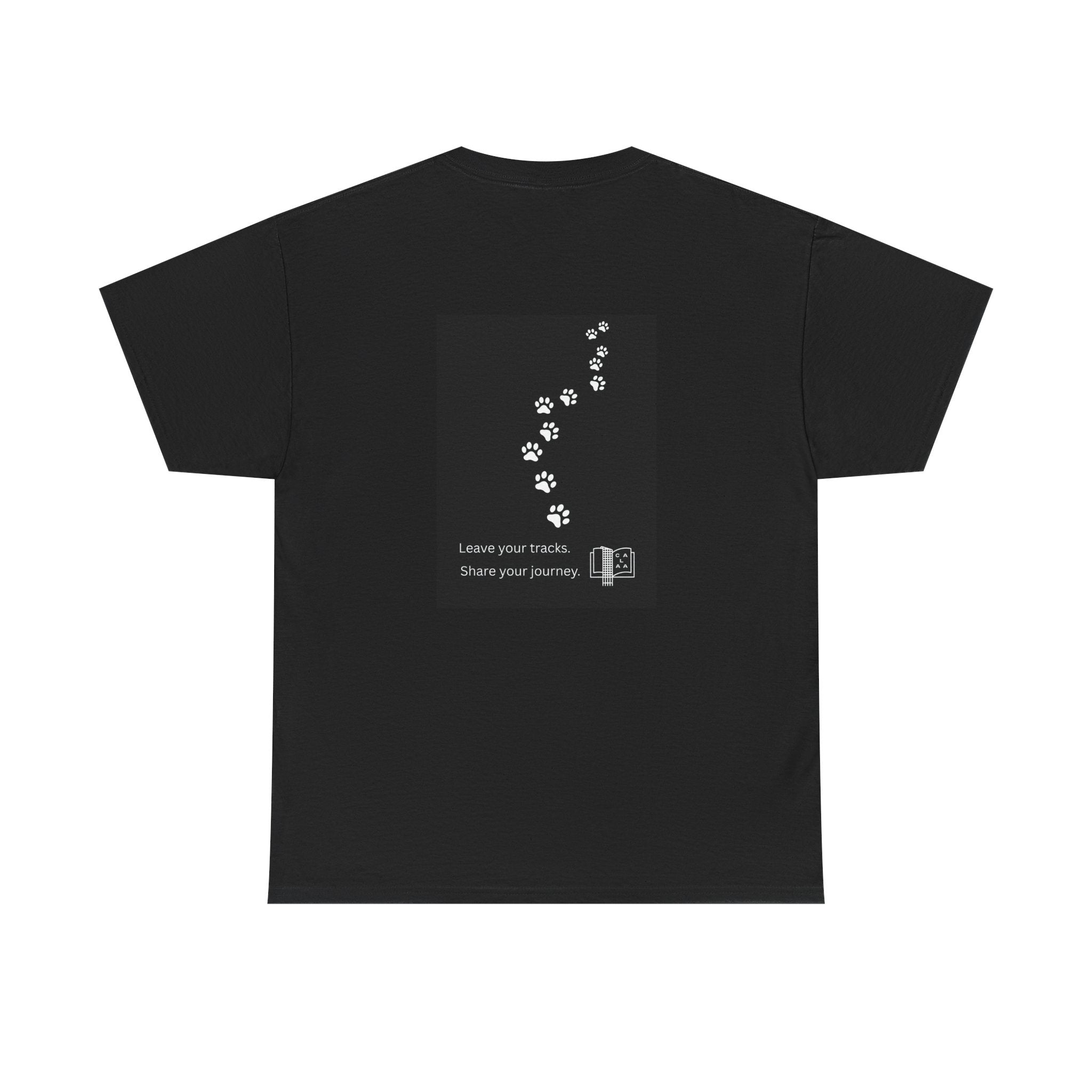 Leave Your Tracks Chest Logo Tee