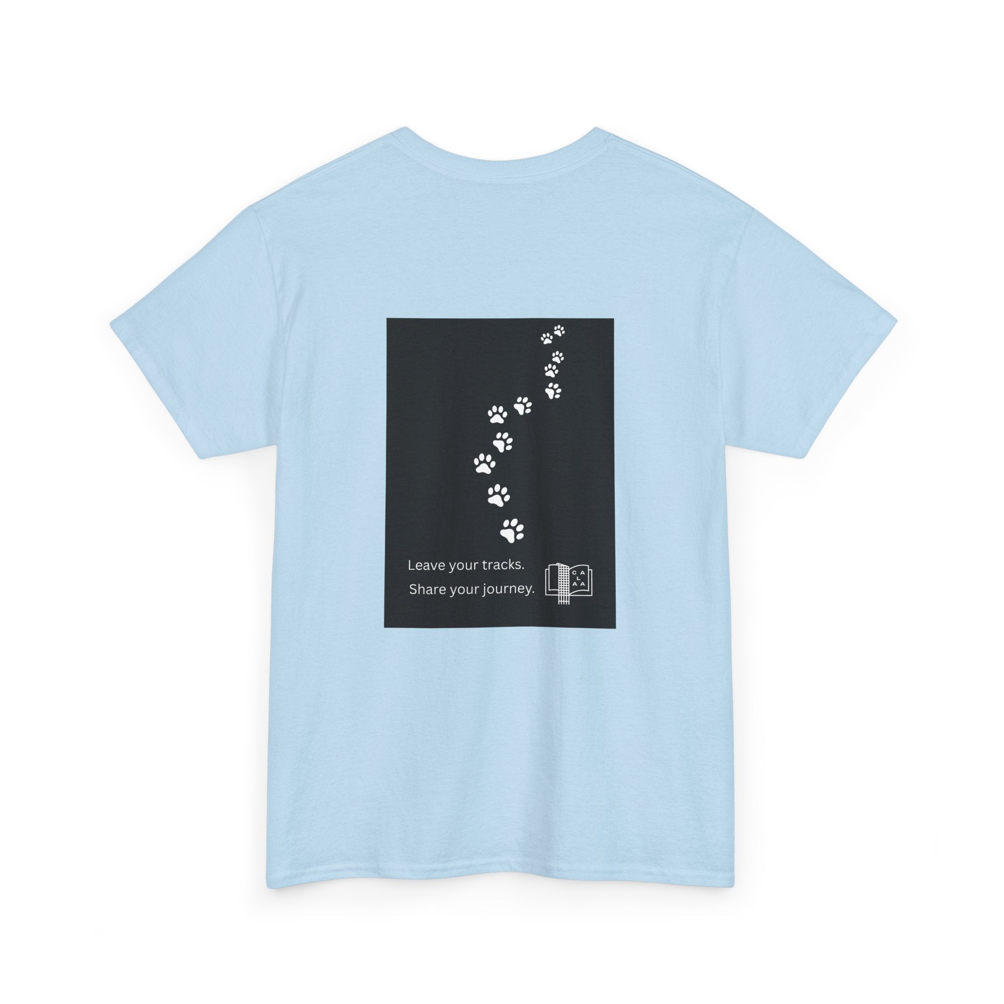 Leave Your Tracks Chest Logo Tee