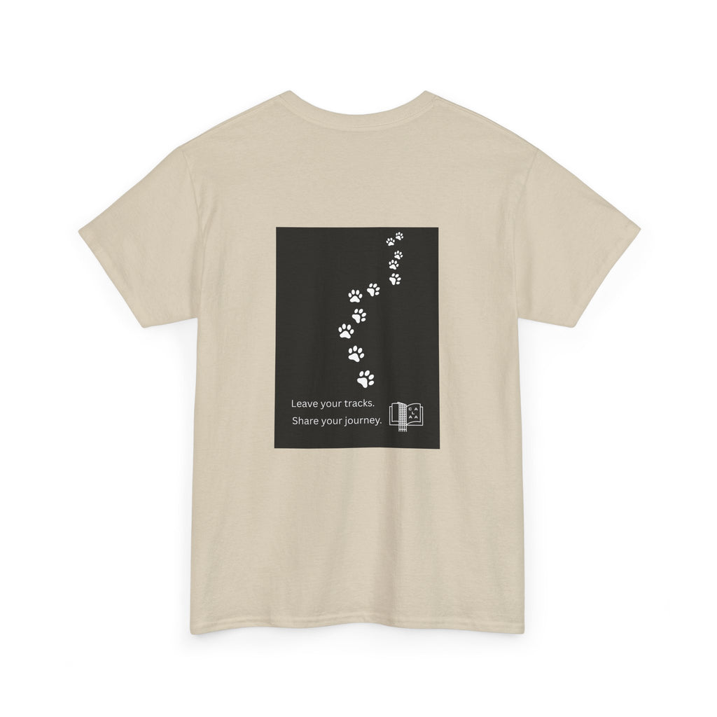 Leave Your Tracks Chest Logo Tee