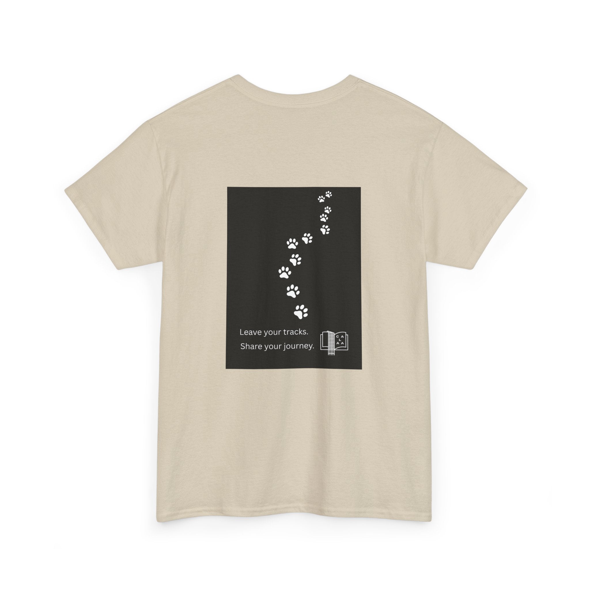 Leave Your Tracks Chest Logo Tee