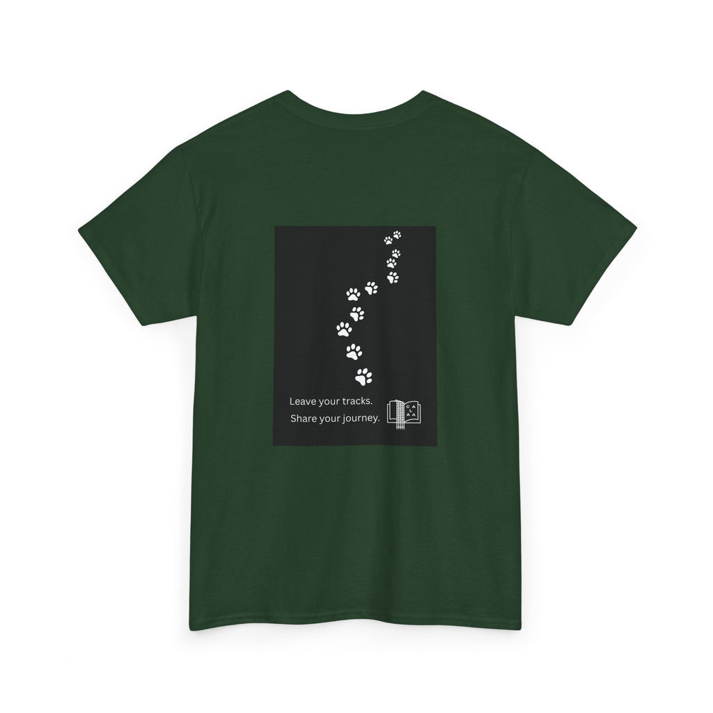 Leave Your Tracks Chest Logo Tee