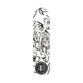 Ink Tiger Metal Bookmark