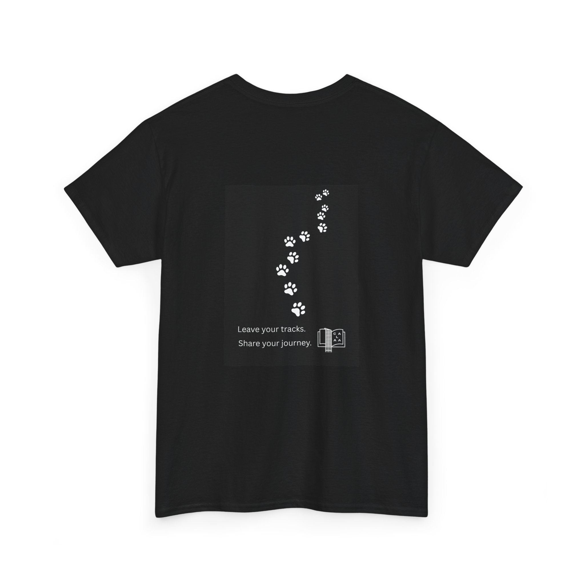Leave Your Tracks Chest Logo Tee