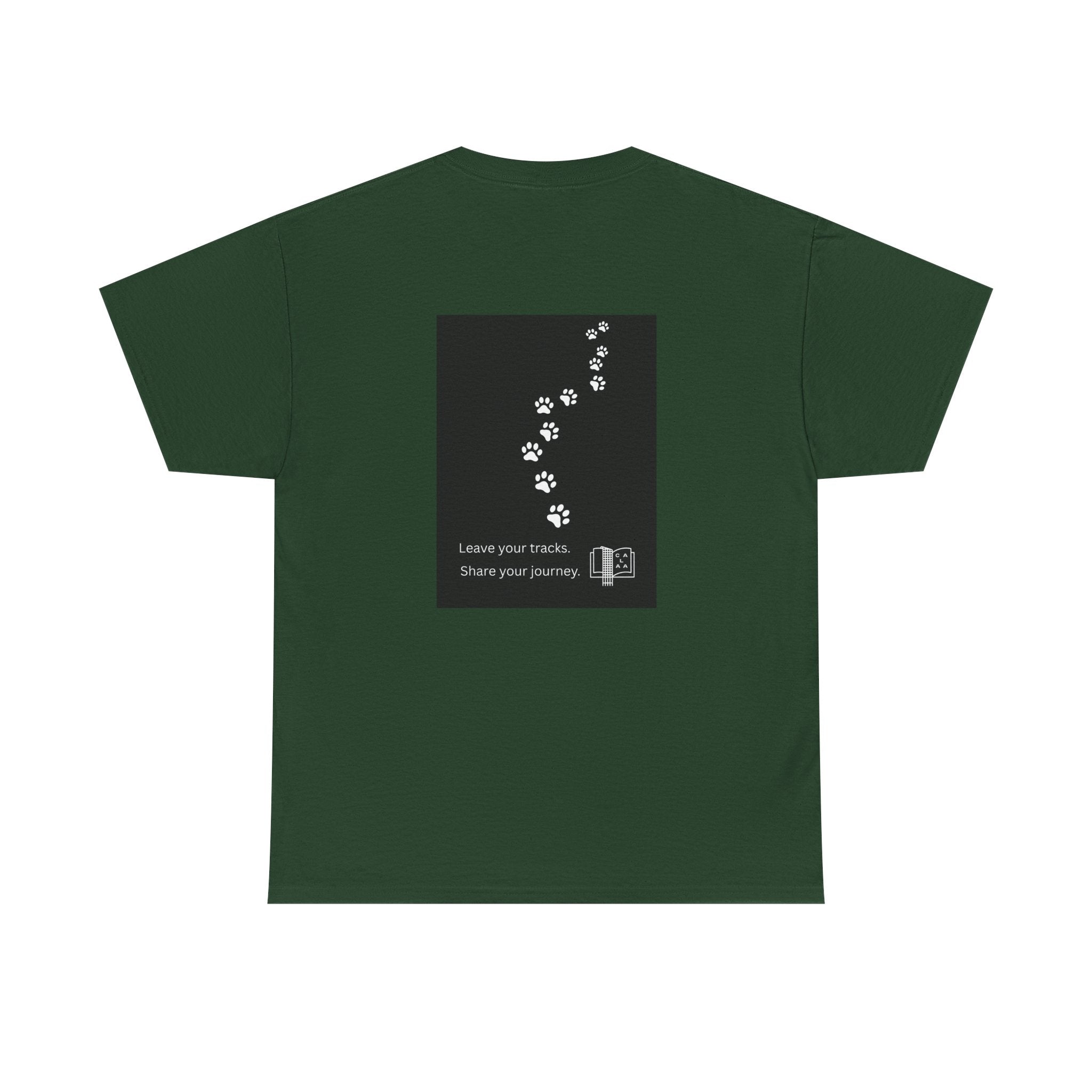 Leave Your Tracks Chest Logo Tee
