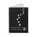 Leave Your Tracks Notebook (Ruled)
