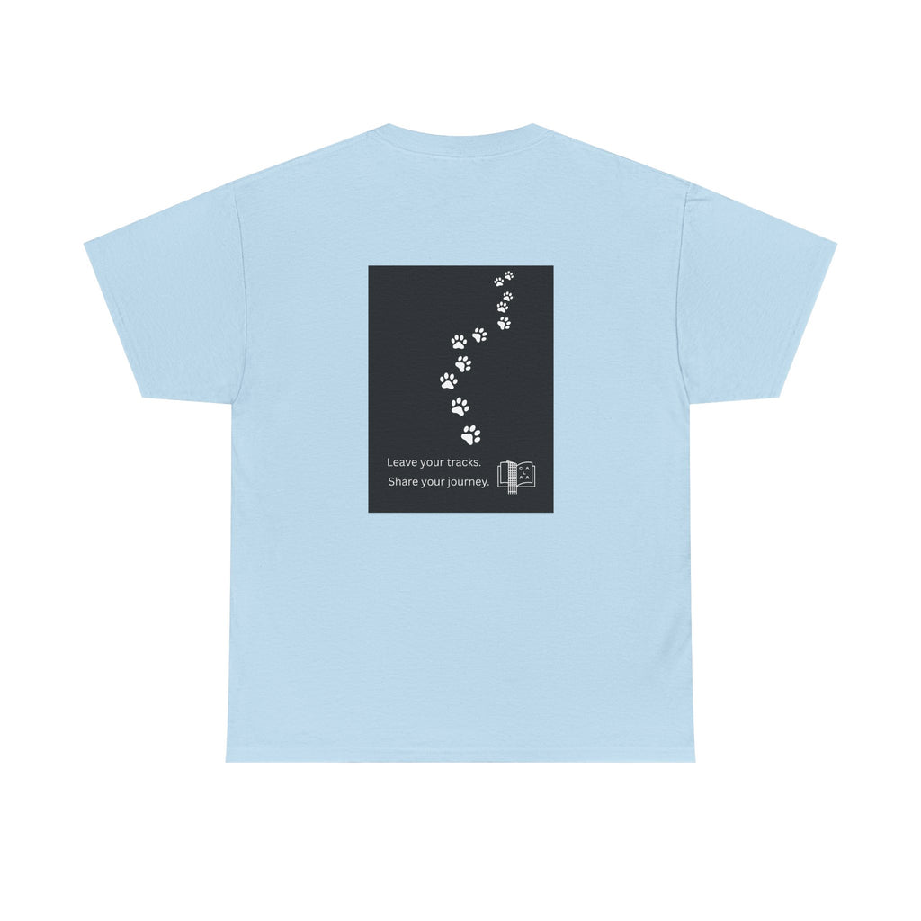 Leave Your Tracks Chest Logo Tee