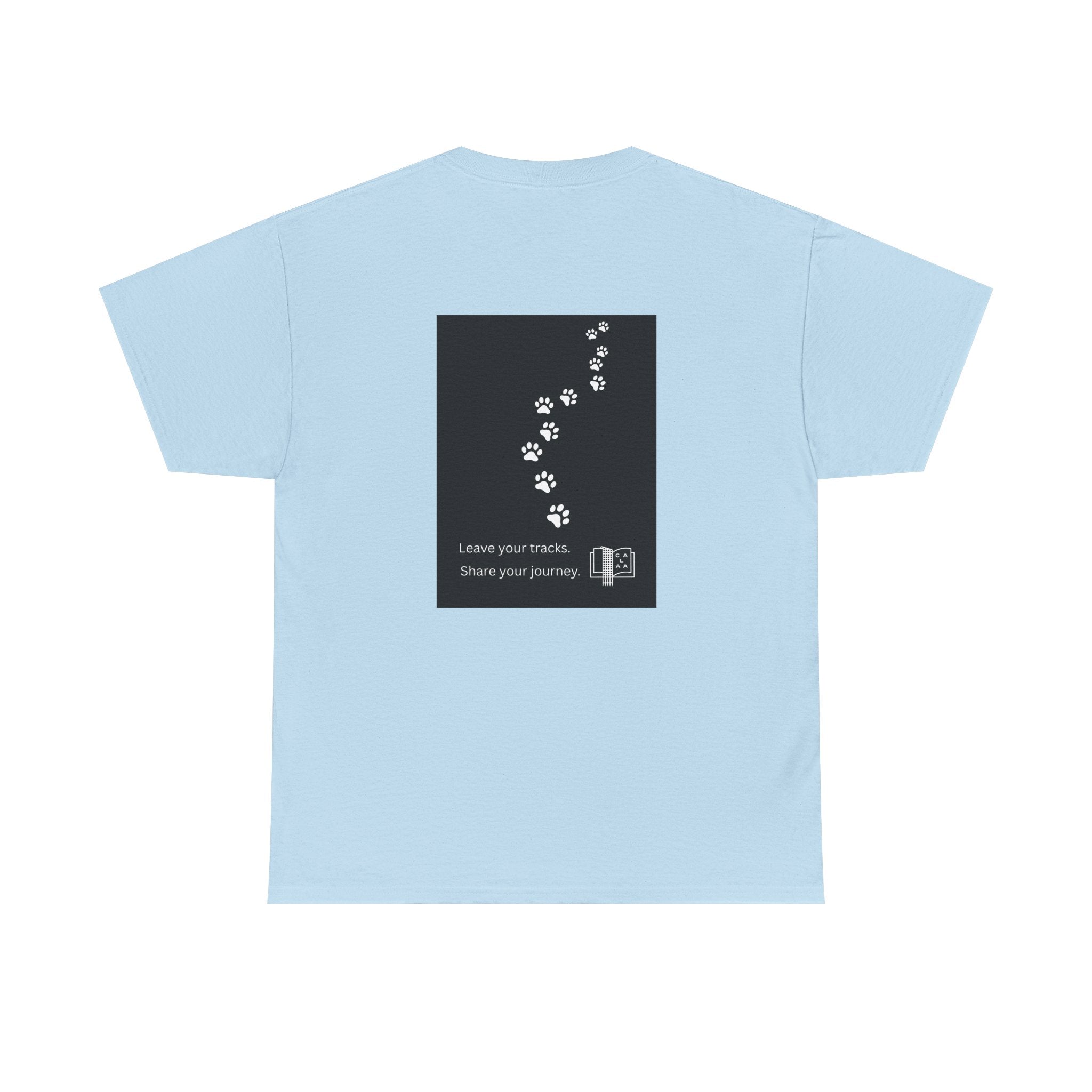 Leave Your Tracks Chest Logo Tee