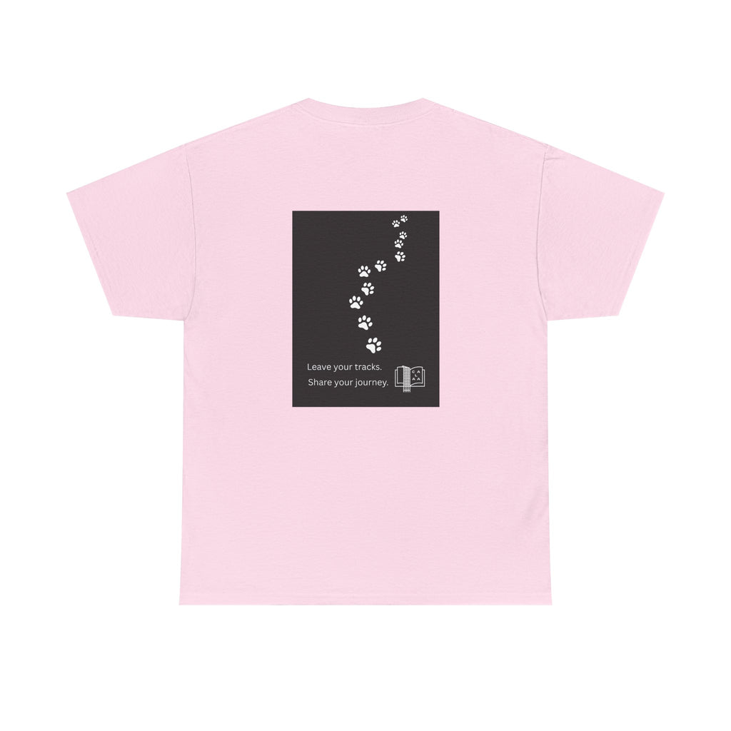 Leave Your Tracks Chest Logo Tee