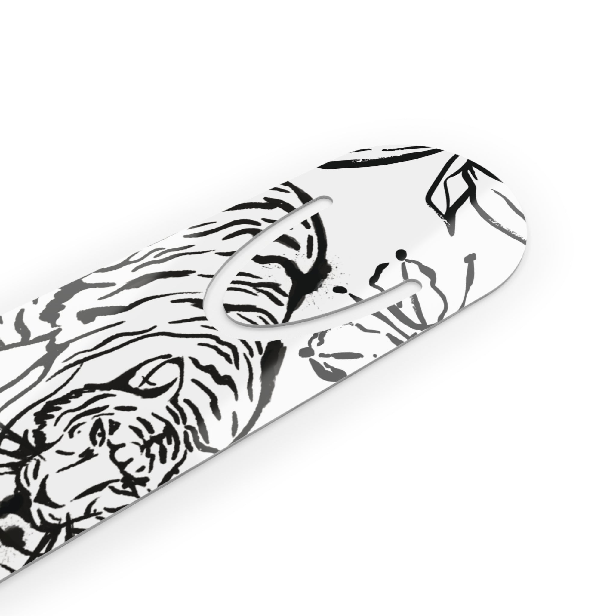 Ink Tiger Metal Bookmark